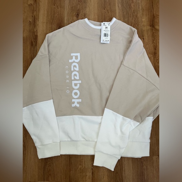 Core 10 by Reebok Women's Oversized Color Block Crewneck Sweatshirt - Picture 2 of 3